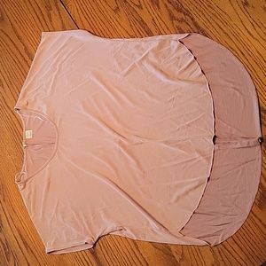 High Low Mauve Blouse